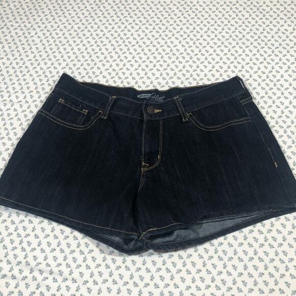 OLD NAVY THE FLIRT 3.5" SHORTS DARK WASH SZ 8 - Picture 1 of 5